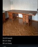 Bureau masief hout!, Huis en Inrichting, Bureaus, Ophalen, Bureau