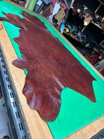 Cognac patina-vintage halve huiden 1,3mm dik soepel A460-461, Hobby en Vrije tijd, Ophalen of Verzenden, Zo goed als nieuw