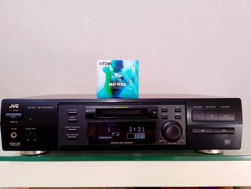 JVC XM-228 MD SPELER + 1 TDK MD "GERESERVEERD VOOR BART", Audio, Tv en Foto, Walkmans, Discmans en Minidiscspelers, Ophalen of Verzenden