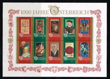 Postzegels uit Oostenrijk - K 4517 - 1000 jaar republiek beschikbaar voor biedingen