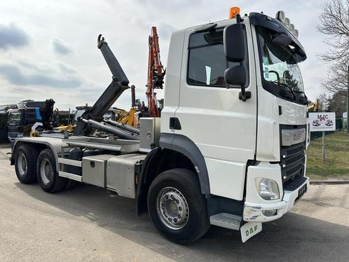 DAF CF 480 6x4 HOOKLIFT - MARREL AL22-S52 - *244.000km* - NA, Auto's, Vrachtwagens, Bedrijf, Te koop, ABS, Airconditioning, Cruise Control