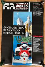 Affiche officielle du Gp F1 MONACO 1987, Neuf