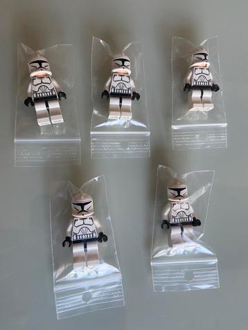 Lego Star Wars 10195 clone trooper sw0201 (x5 ) 