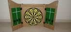 Dartsbord met kast en pijltjes, Sport en Fitness, Darts, Ophalen, Gebruikt