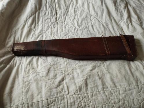 Lederen geweer tas, Verzamelen, Militaria | Algemeen, Ophalen of Verzenden