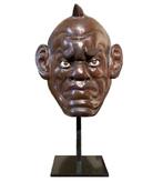 Japan, Ikki ningyo-masker, Meiji-periode 19e eeuw, Antiek en Kunst, Ophalen of Verzenden