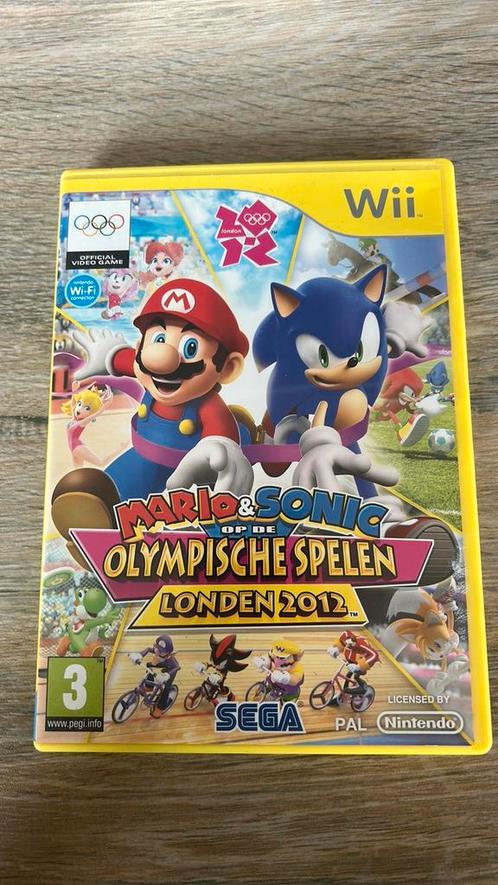 Mario & Sonic at the London 2012 Olympic Games, Games en Spelcomputers, Games | Nintendo Wii, Zo goed als nieuw, Sport, Vanaf 3 jaar