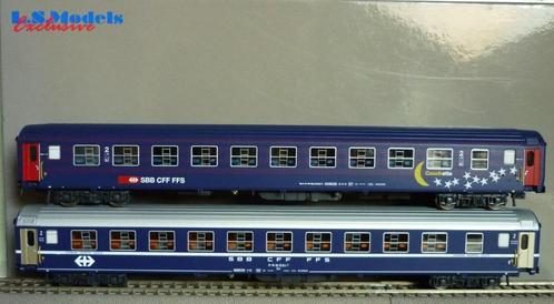 SBB rijtuigen van INTERNATIONALE TREIN  298/299  LS Models, Hobby en Vrije tijd, Modeltreinen | H0, Nieuw, Wagon, Gelijkstroom