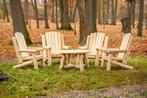Ensemble de chaises Adirondack Red Cedar Knotty Comfort, Bois, Enlèvement ou Envoi, Neuf
