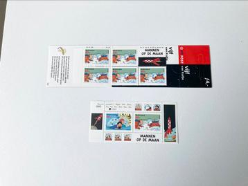 Tintin et la lune - timbres des Pays-Bas 1999