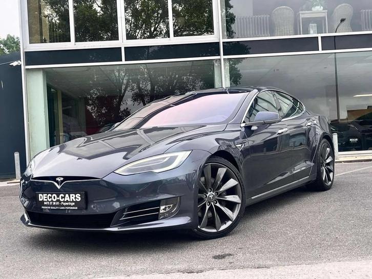 Tesla Model S DUAL MOTOR ! / ZEER NETTE STAAT ! / 87.437KM, Auto's, Tesla, Bedrijf, Te koop, Model S, ABS, Achteruitrijcamera
