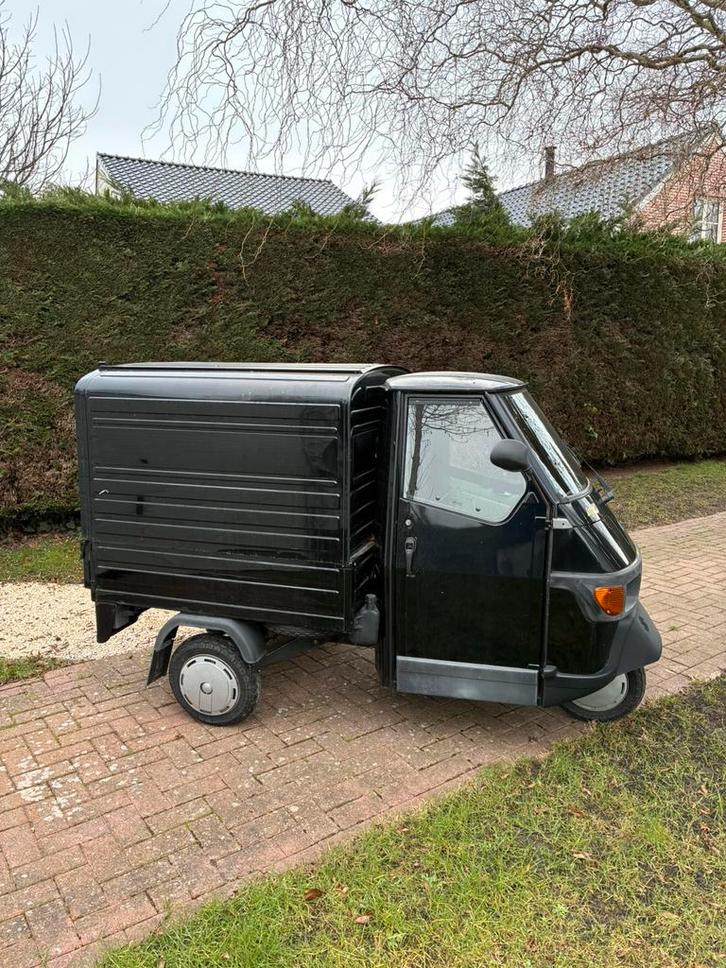 Vespa Piaggio APE 50 zwart, Fietsen en Brommers, Brommers | Vespa, Gebruikt, Overige modellen, Klasse B (45 km/u), Ophalen