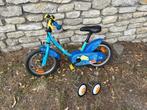 B Twin kinderfiets 14 inch, Ophalen, Zijwieltjes, Gebruikt, B-Twin
