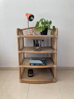 Etagere rotin, cannage et bamboo vintage annee 60, Huis en Inrichting, Ophalen, Zo goed als nieuw