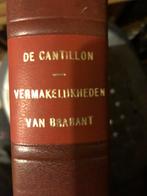 Vermakelijkheden van brabant, De Cantillon, Boeken, Geschiedenis | Nationaal, Nieuw, Ophalen of Verzenden
