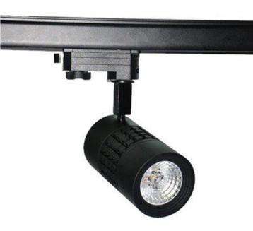 SPOT LED Teco Professional 15W BLANC CHAUD - 15 pièces noire