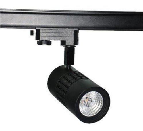 Teco Professional 15W LED RAIL SPOT WARMWIT - 15 stuks zwart, Huis en Inrichting, Lampen | Spots, Zo goed als nieuw, Plafondspot of Wandspot