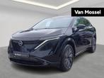 Nissan Ariya 87 kWh Advance, Auto's, Stof, Gebruikt, Zwart, Elektrische ramen