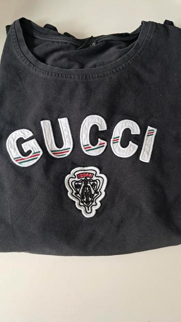 Zwart t- shirt Gucci XL beschikbaar voor biedingen