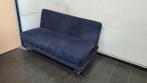 tweepersoons slaapbank voor 2 personen blauwe kleur dubbel s, Huis en Inrichting, Ophalen of Verzenden, Zo goed als nieuw, Blauw