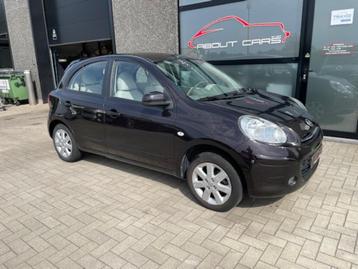 Nissan Micra 1.2 benzine Tekna FULL OPTION !!, Autos, Cruise Control, Beige, Entreprise, Boîte manuelle