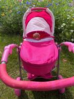 roze poppenwagen, Kinderen en Baby's, Speelgoed | Poppen, Ophalen, Gebruikt, Babypop