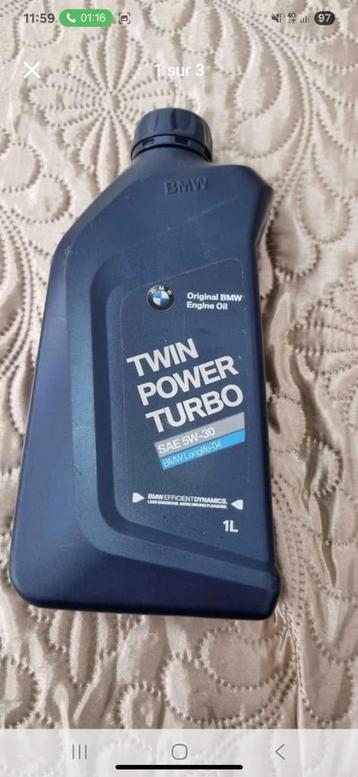 ️ Huile moteur BMW TwinPower Turbo 5W-30 – 1L | Neuf beschikbaar voor biedingen
