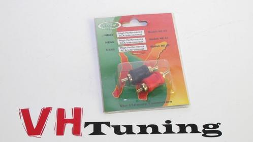 Necon NE43 High performance RCA connectors man/man, Auto diversen, Autospeakers, Ophalen