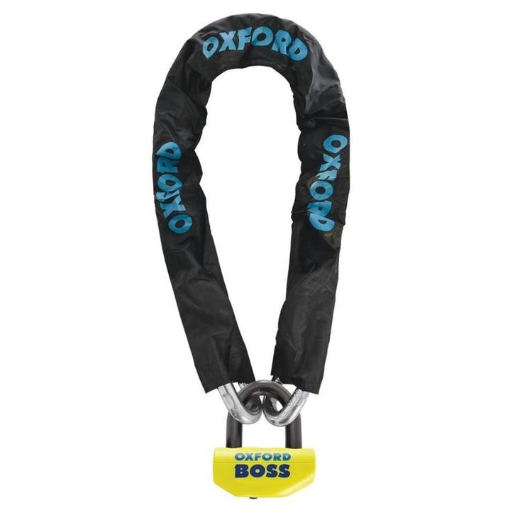 OF807 Big Boss schijfslot met ketting van 1,5 m (ART4), Motoren, Accessoires | Sloten, Nieuw, Ophalen