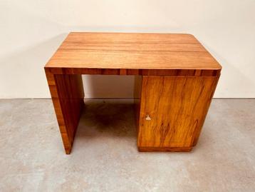 Art Deco bureau in teak fineer beschikbaar voor biedingen