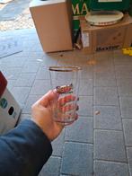 Oud email bierglas scotch verschueren, Verzamelen, Ophalen of Verzenden