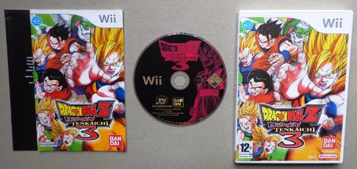 Dragon Ball Z Budokai Tenkaichi 3 voor de Nintendo Wii, Games en Spelcomputers, Games | Nintendo Wii, Zo goed als nieuw, Ophalen of Verzenden