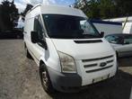 Ford Transit L2H2, 211 dkm ,2.2 d , 130 pk ,16' velg,achter, Auto's, Euro 5, Stof, Gebruikt, Zwart