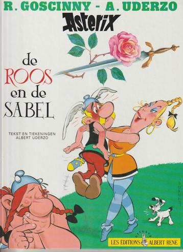 Strip - Asterix - De Roos en de Sabel - Antwerps dialect.