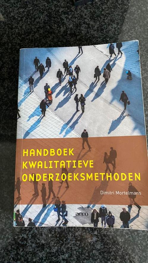 Handboek kwalitatieve onderzoeksmethoden, Livres, Science, Comme neuf, Enlèvement ou Envoi