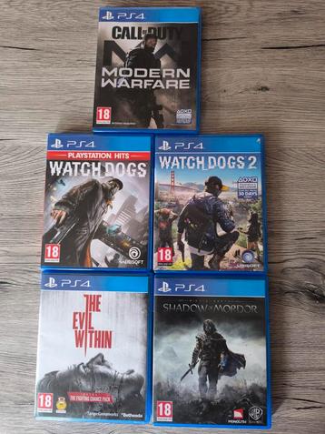 Playstation 4-spellen  beschikbaar voor biedingen