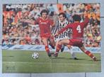 Juventus, Roma, Platini, poster in zeer goede staat, Ophalen of Verzenden, Zo goed als nieuw