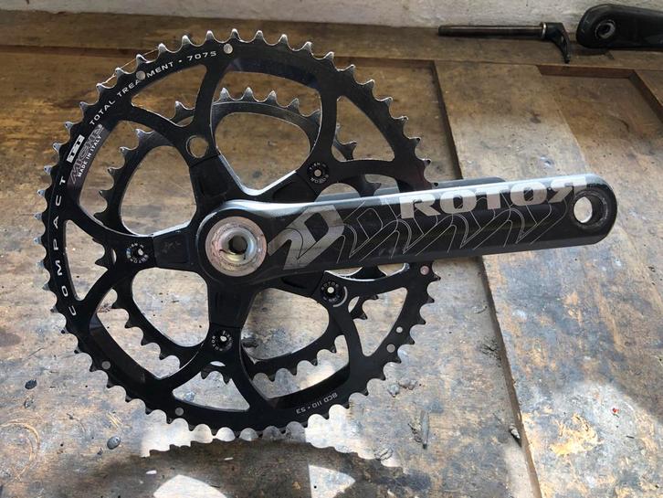 Miche en Rotor crankstellen, Fietsen en Brommers, Fietsonderdelen, Zo goed als nieuw, Ophalen of Verzenden