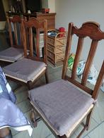 Eiken stoelen, Huis en Inrichting, Tafels | Eettafels, Ophalen, Gebruikt, Klassieke stijl