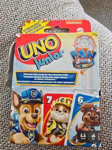 Uno junior paw petrol, Enlèvement ou Envoi, Comme neuf