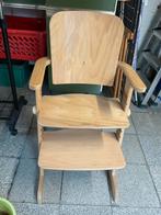 Kinderstoel, meegroeistoel in blank hout, Kinderen en Baby's, Kinderstoelen, Ophalen, Gebruikt, Meegroeistoel, Aanschuifbaar
