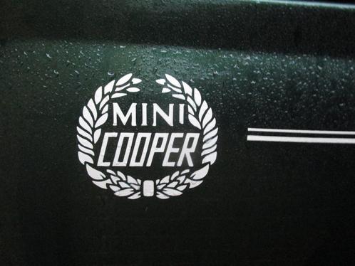 Laurier « Mini Cooper », autocollant, côté BLANC- CLASSIC MI, Autos : Pièces & Accessoires, Petit matériel, Mini, Pièces Oldtimer ou Ancêtre
