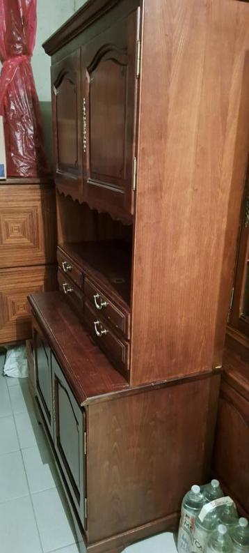 kast in notelaar hout, Ophalen