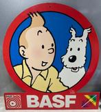 Oude promotie BASF van Kuifje, Collections, Personnages de BD, Comme neuf, Tintin, Enlèvement, Image, Affiche ou Autocollant