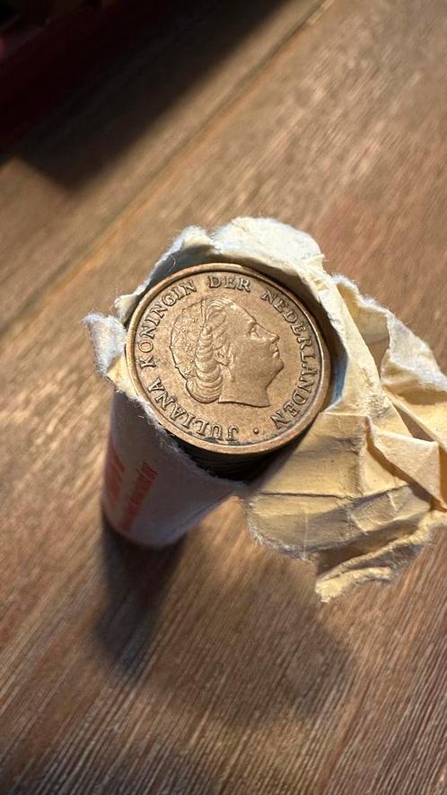 5 rollen oud nederlandse guldenmunten, Postzegels en Munten, Munten | Europa | Euromunten, Setje, 1 cent, Overige landen, Verzenden