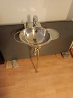Design Lavabo Inox., Ophalen, Gebruikt, Inox, Wastafel