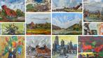 André Gailliaerde (1913-2012) -  collectie van 12 werken, Ophalen of Verzenden