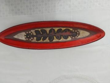 vintage "Tiebergheim Oswald" schaal in aardewerk beschikbaar voor biedingen