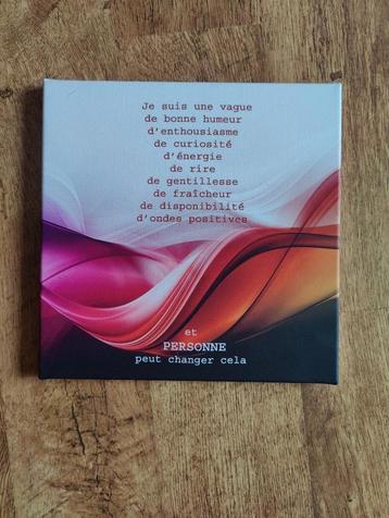 cadre carré avec phrase philosophique beschikbaar voor biedingen