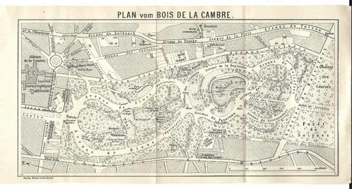 1908 - Bois de la Cambre Bruxelles / Brussel, Antiek en Kunst, Kunst | Etsen en Gravures, Verzenden